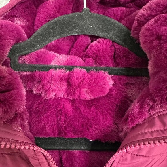 The North Face Kids Mossbud Reversible Parka Hooded Jacket Large 12 New $150 - Picture 8 of 17